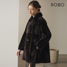 23FW 스페인 라도마 리버시블 더블 카라 무스탕