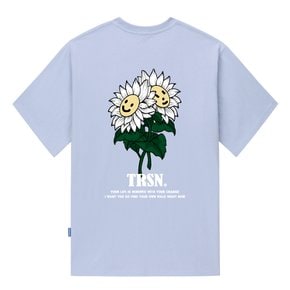 SMILE FLOWER 티셔츠 - 퍼플