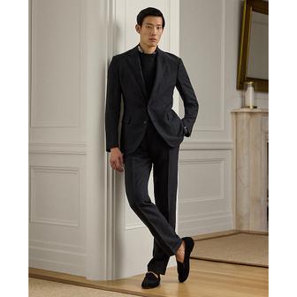 퍼플라벨 Purple Label 그레고리 핸드테일러드 실크 리넨 트라우저 (MNPLTRO27620474001)