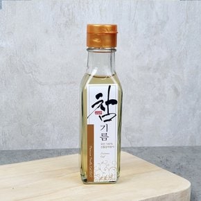 유리병 투명 참기름병 120ml FN120S 사각 오일용기