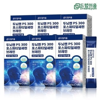  드림이음 두뇌엔 PS 300 포스파티딜세린 브레인 6박스