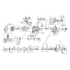 다이와 (DAIWA) 정품 부품 20 티에라 IC 100XH 핸들 노브 부품 번호 202 부품 코드 1H1491