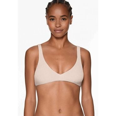 이스퀘어 5176187 OYSHO CRINKLE HALTER - Bikini top stone