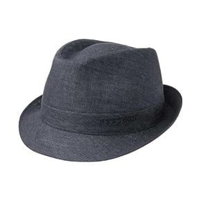 독일 스텟슨 페도라 모자 813056 Stetson 제네바 린넨 썬 for 여성남성 fabric made in Italy 썸