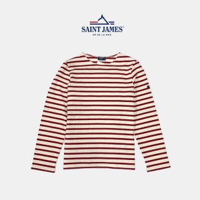 메르디앙 모던 긴팔티셔츠 에크루펄산 (아이보리+레드) SAINT JAMES