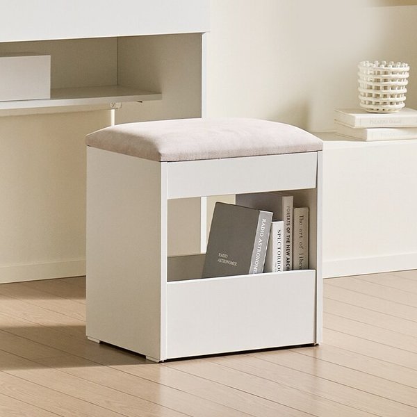 라움디 수납 화장대 의자 스툴 [착불]