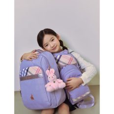 *시즌오프30%*[BEANPOLE KIDS] 여아 코어 체크 책가방 SET  라이트 퍼플