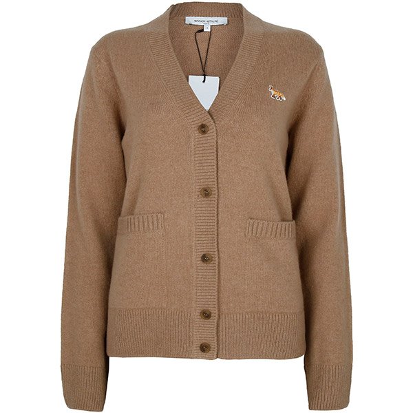 [부산점] 25FW 캔버스브라운 베이비 폭스 울 박시 카디건 PW00501KT1006 0054