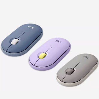  Logitech PEBBLE 조약돌 무선 블루투스  마우스 사무용