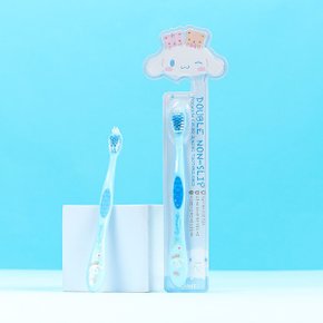 유아칫솔 시나모롤 더블논슬립 컬러칫솔 어린이 키즈 초등학생 주니어 항균칫솔모 어금니 단체선물