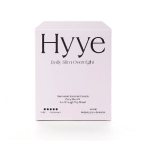 혜 데일리 슬림 생리대 오버나이트 12매