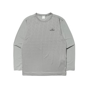 ICE LONG JQD 아이스롱 자카드 남성 라운드 티셔츠Grey 3975516