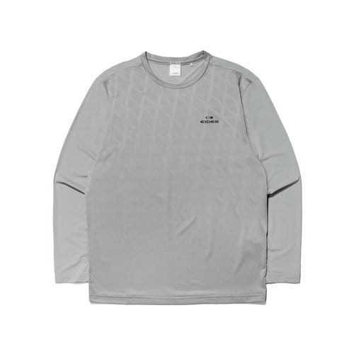 ICE LONG JQD 아이스롱 자카드 남성 라운드 티셔츠 Grey 3975516