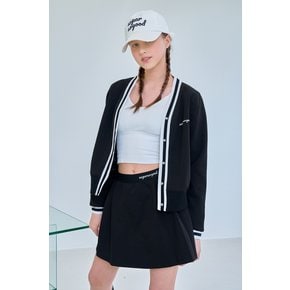 SO PAR SO GOOD CARDIGAN + SKIRT SET-UP_Black