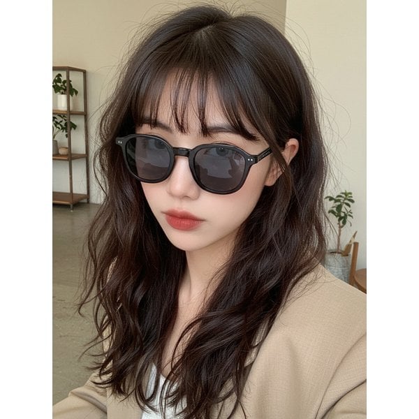 선글라스 VN1021CS 700 사각 패션 블랙 뿔테 자외선차단