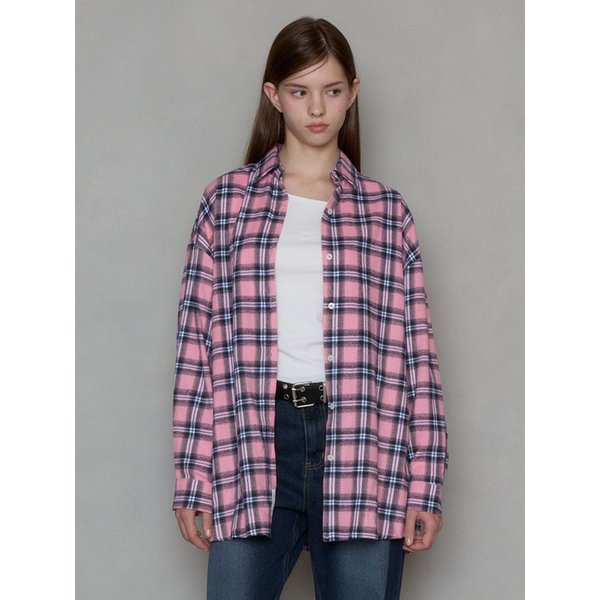 ZEST CHECK SHIRT_PINK