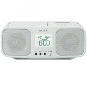 소니 CD 라디오 카세트 레코더 CFD-S401 W FM AM 와이드 FM 대응 화이트