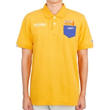 혼가먼트 골프웨어 남성 반팔티셔츠 HCM 2A AP05 YELLOW