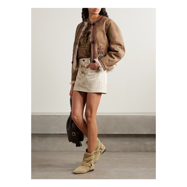 에뜨왈 셀리 자수 플리스 재킷 토프 46376663162889643