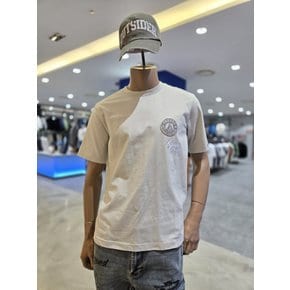 와펜 프린트 반팔 티셔츠 JQ2TSU218