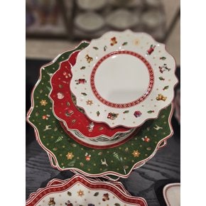 [파주점] 토이딜라이트 크리스마스 플래이팅 접시  17cm-색상 선택(8585-2660)