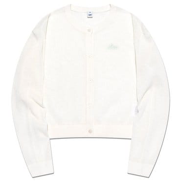 Lee Kids 트위치 로고 가디건 화이트 LK2502CD70WH