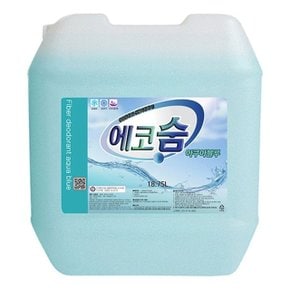 대용량 섬유탈취제 에코숨 18.75L 아쿠아블루향 (WB3848D)