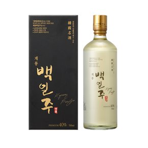 [ 2024년 대통령 설 선물_남북정상회담 만찬주 ]계룡백일주 프리미엄 40도 700ml -선물세트