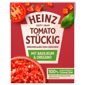 하인즈 Heinz 통조림 토마토 청키 소스 바질 & 오레가노 390g