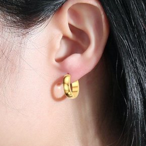 8mm 18K GF 귀걸이 금 선물 이어링 침 골드 여자친구 부모님 선물 패션 아이템 데일리룩