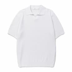오버핏 크로쉐 오픈카라 니트 ERWAM25431WHX