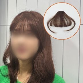 JPAR 시스루뱅 앞머리 부분가발 밝은갈색