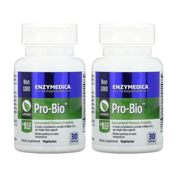 Enzymedica Pro-Bio 프로바이오틱 유산균 30캡슐 2개