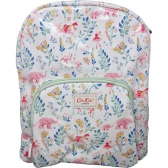  영국 캐스키드슨 백팩 Cath Kidston Classic Large Fantasy Backpack Rucksack in Cream Oilclot