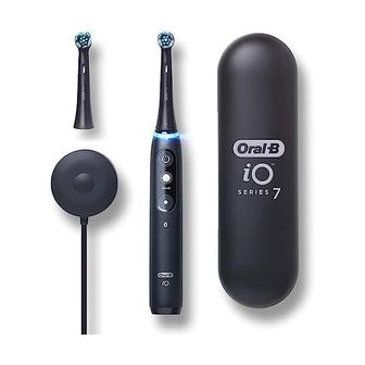  독일 오랄비 전동칫솔 OralB iO 시리즈 7 일렉트릭 Toothbrush with 1 교체 Brush 헤드 블랙 Ony