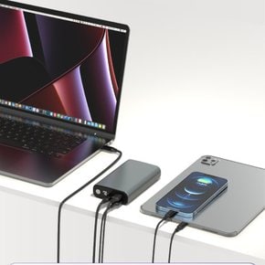 65W 초고속 보조배터리  노트북 맥북 아이패드 핸드폰 충전기