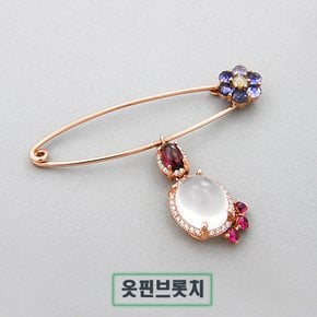 14K GOLD [옷핀브롯치] P2282P