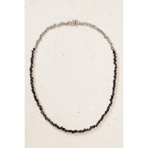 수잔 케일런 18캐럿 화이트 골드 사파이어 테니스 목걸이 46376663162906984