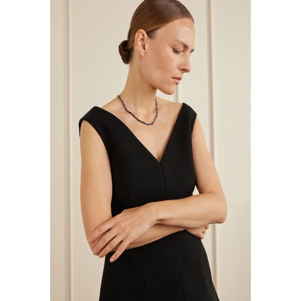 수잔 케일런 18캐럿 화이트 골드 사파이어 테니스 목걸이 46376663162906984