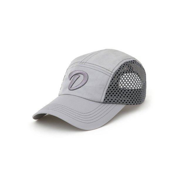 BIG SIZE D MESH STANDARD GREY CAMP-CAP