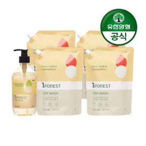 아름다운세제 에이포레 fresh herb 485ml+4000m