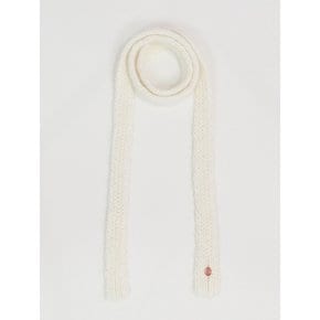 Angora Long Muffler_Ivory