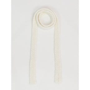 Angora Long Muffler_Ivory