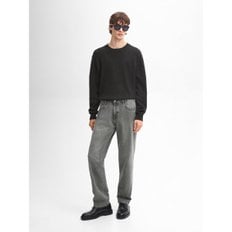 Crew neck wool blend knit sweater 00940315801