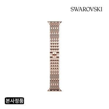 스와로브스키 [본사정품/쇼핑백증정] Sparkling 애플워치 로즈골드 프린세스 스트랩 5725786