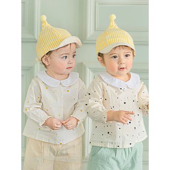 베이비블리 D26106 피터팬 카라 블라우스