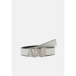 4749916 Armani Exchange REVERSIBLE BELT UNI - Belt white/navy