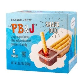 트레이더조 PB  J 스낵듀오 360g