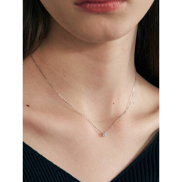 [모이사나이트][S925] Seine Moisanite 0.2CT  Necklace.NA1705