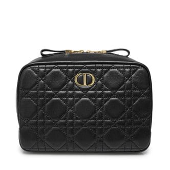 DIOR [중고명품] 크리스찬 디올 블랙 카로 코스메틱 파우치 S5043UNSQM900